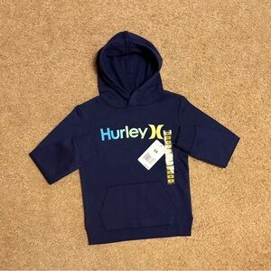 Hurley Kids Blue Hoodie with Logo